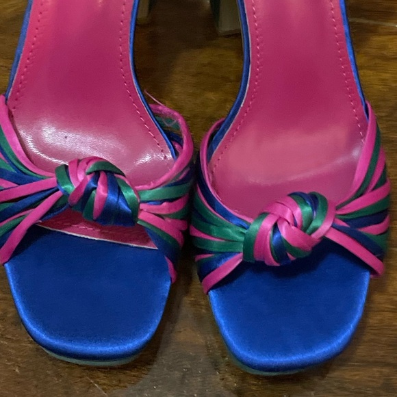 sun gurg Strappy Platform Heels for Women Platform High Heels Multicolored Ankle - Picture 12 of 16